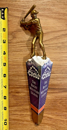 Coors beer tap handle knob - beer, top