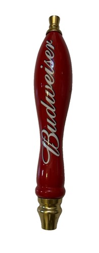 Used budweiser beer tap handle - budweiser,