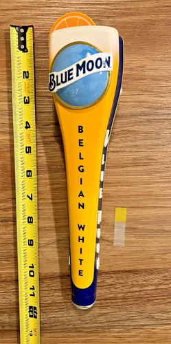Blue moon beer tap handle - moon,